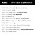 thumbnail image 2 of MAX Advanced Brakes - Rear Brake Kit For 2008-2020 Nissan Rogue | Carbon Ceramic Brake and Rotor Kit | Daily Driving Geomet Coated Brake Rotors, 2 of 9