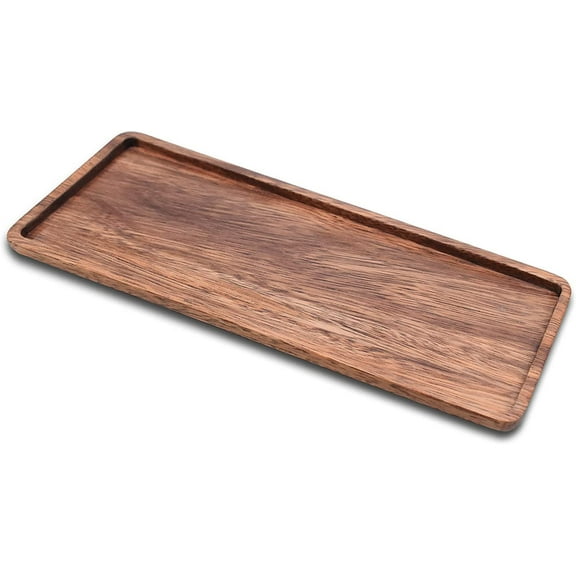 13.8 Inch Solid Wood Serving Platters and Trays of Natural Acacia Wood Log Charcuterie Boards,Cheese Board