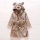 thumbnail image 4 of Albornoces para niños Ropa de Dormir Niños Niñas Albornoz Ultra Suave y Liviano Toalla de baño con Capucha 2-9 años, Conejo Blanco brillar  Electrónica, 4 of 5