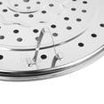 thumbnail image 2 of Plateau de Cuisson à la Vapeur en Acier Inoxydable, Grille, Plaque, Cuisson à la Vapeur, 3 Supports, Type Rond 18-30, 2 of 4