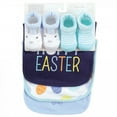 thumbnail image 2 of Hudson Baby Infant Boy Cotton Bib and Sock Set, Hoppy Easter, 0-9 Months, 2 of 5