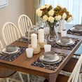 thumbnail image 6 of Placemats Set Of 4 / 6, Colorful Flowers Placemats For Dining Table Indoor/Outdoors Heat Resistant Washable Placemats 18" X 12", 6 of 8