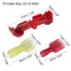 thumbnail image 3 of 120uds Cable Conectores Cable Terminales Kit Enchufes Multicolor 22-10 AWG Unique Bargains terminales del cable de alimentación del amplificador del vehículo, 3 of 7