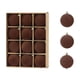 thumbnail image 2 of Juego de adornos de bolas de Navidad Paquete de 12 | Café Rojo Verde Flocado 2.36in | Decoraciones de árbol de Navidad irrompibles | Estilos ligeros, fáciles de colgar, variados para decoración de, 2 of 6