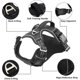 thumbnail image 3 of Arnés para perros antitirones, arnés para perros grande y mediano, chaleco reflectante ajustable para perros con asa transpirable, arnés deportivo para el pecho sin tirones, negro L, 3 of 5