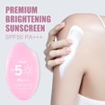 thumbnail image 4 of Protector solar Protector solar a base de agua Protector solar hidratante para la piel Aislamiento antiadherente Luz Blanco suave 50 ml, 4 of 9