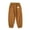 Brown, variant on GDREDA Toddler Boys Corduroy Pants Cargo Sweatpants Solid Elastic Waist Casual Long Trousers (Green,5-6 Years)