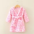 thumbnail image 5 of LYMAYTER Boys Girls Bathrobe for Kids Baby Cartoon Prints Robe Toddler Comforts Night-Robe for 3-8 Years, 5 of 7