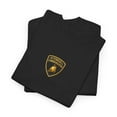 thumbnail image 3 of Lamborghini Classic Italian V12 Supercar Emblem Tee T-Shirt Print Small Design - Black / M, 3 of 5