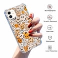 thumbnail image 2 of Hippie Smiley Faces Case for iPhone 11 ,Aesthetic Art Design Pattern TPU Shock Proof Cover Case, 2 of 5