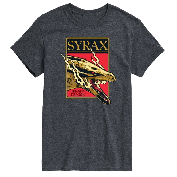 House of the Dragon - Rhaenyra's Dragon Syrax Short Sleeve Graphic T-Shirt