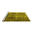 thumbnail image 2 of Ahgly Company Machine Washable Indoor Round Persian Yellow Bohemian Area Rugs, 8' Round, 2 of 4