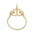 thumbnail image 3 of 14K Gold Heart Charm Holder, 3 of 4