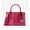 Dark Raspberry, variant on Women's Outlet Sheila Small Signature Logo Satchel (Cherry) 35F5G6HS1V-Cherr