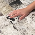 thumbnail image 3 of Addison Rugs Dream Shag Premium Machine Washable Transitional Boxes Granite Round Rug, 8' x 8', 3 of 8