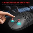 thumbnail image 2 of HXSJ T38 2.4G Wireless Mouse Mute Office Mouse 3 Adjustable DPI Colorful Breathing Light Built-in, 2 of 8