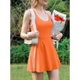 thumbnail image 3 of Charmo Women Tennis Dress with Built-in Bra and Pockets Shorts Racerback Athletic Dresses, 3 of 7