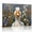 B, variant on XaaKee Canvas Wall Art Prints Humorous Smoking Duck Portrait Close Up Wildlife Canvas Art Prints Textured Painterly Duck Style Wall Print Inner Framed 1812Inch