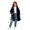 Black, variant on Shadoumai Long Hoodies for Girls Cute Fashion Long Sleeve Oversized Zip up Hooded Kids Sweatshirt Trendy School Preppy Clothes