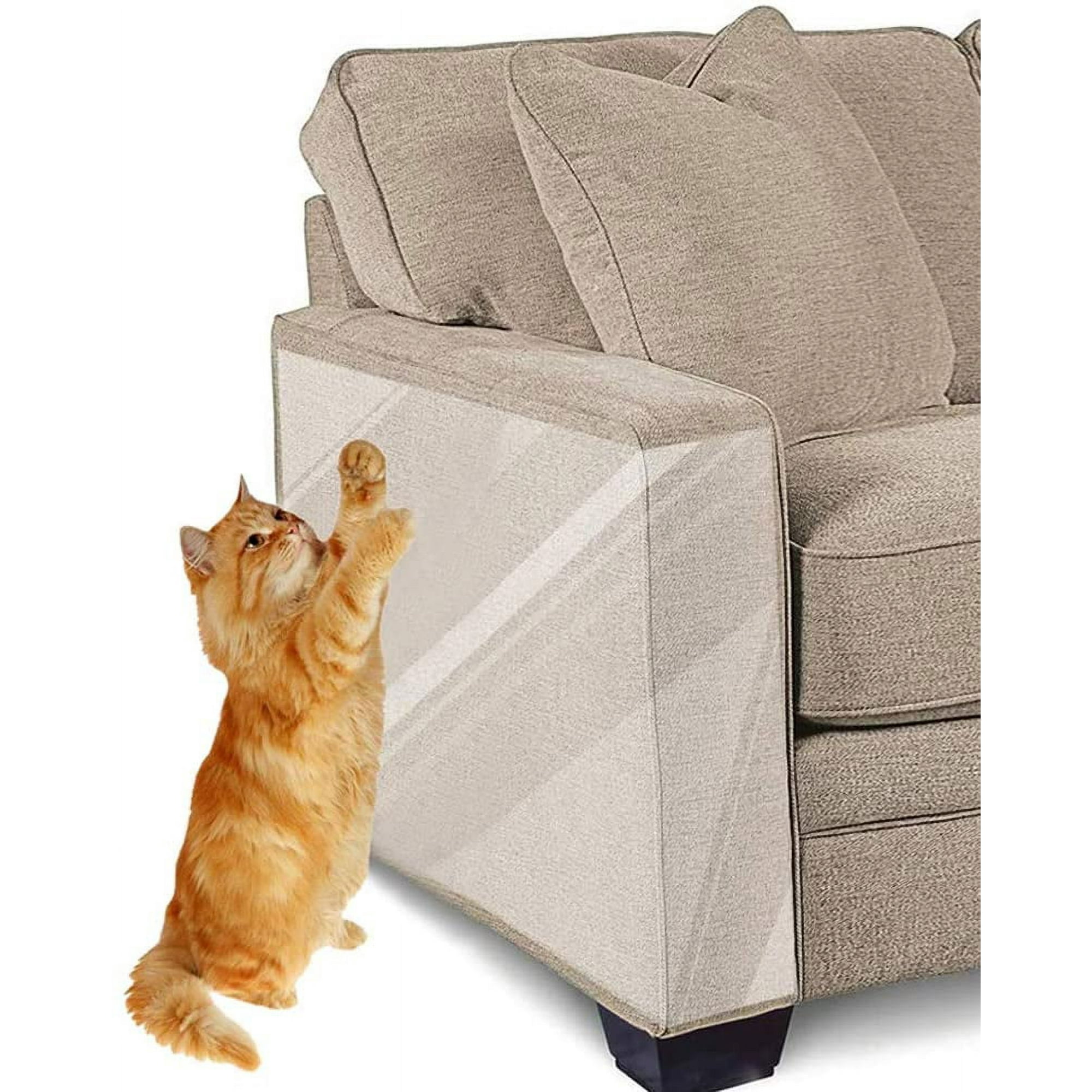 8 PCS Furniture Protectors from Cat Anti Cats Scratch Guards Deterrent Training Tape Anti Scratching Protection Double Sided Tape Best Choice to Protect Your Furniture from Your Loved Pet Walmart