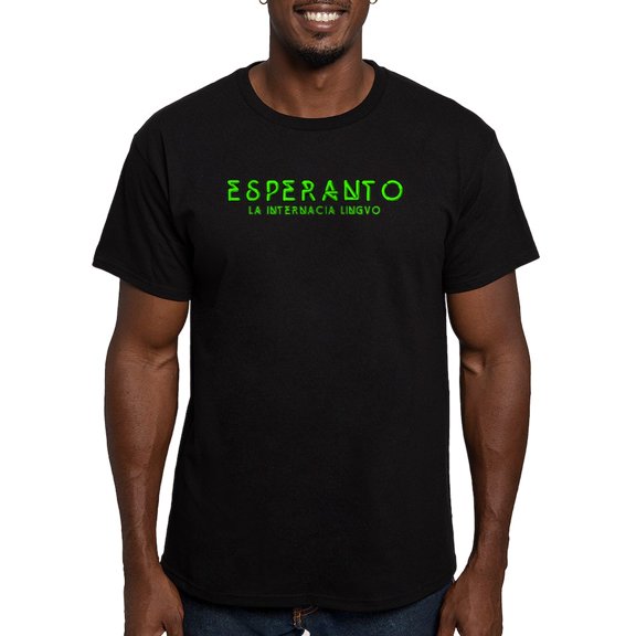 CafePress - Neon Esperanto Du Men's Classic T Shirt - Men's Fitted T-Shirt