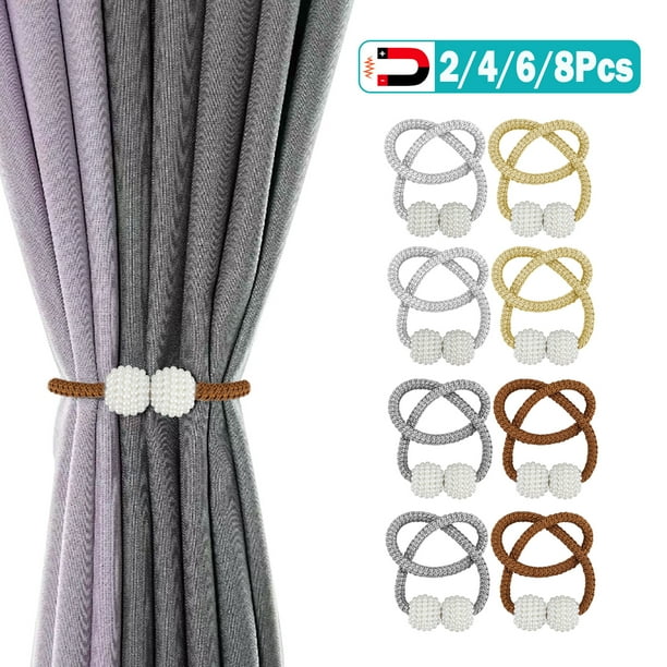 2/4/6/8Pcs Curtain Tiebacks Tie Backs Curtain