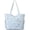 Blue Flowers, variant on Corduroy Tote Bag for Women Large Capacity Work Bag Weekender Duffle Bags with 6 Pockets Shoulder Crossbody Handbag for Office Travel Gym and Everyday Use Overnight