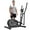 Black, variant on LNOW Magnetic Elliptical Exercise Machine, Elliptical Trainer Fitness Equipment for Home Gym Cardio Workout 250lb
