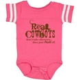 thumbnail image 3 of Inktastic Real Cowboys Boys or Girls Baby Bodysuit, 3 of 5