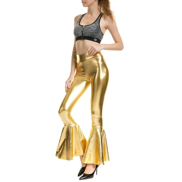 sparkly flare pants