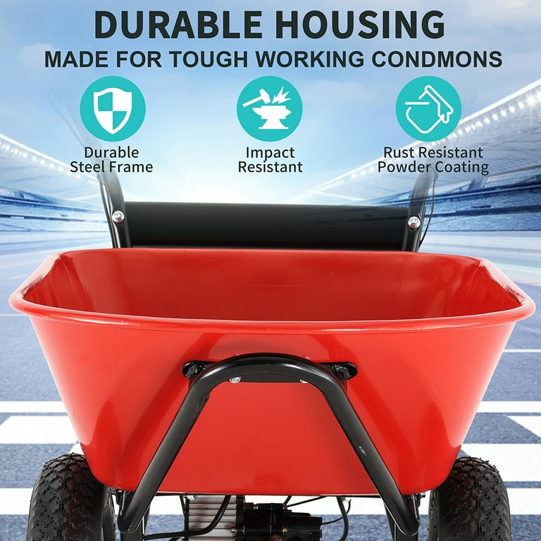 Craftsman dual wheel sale wheelbarrow
