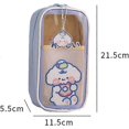 thumbnail image 2 of Large capacity pencil case, Cute girl pencil case Transparent Large pencil bag School supplies (Blue dog), 2 of 5