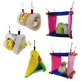 thumbnail image 2 of Parrot Hanging Plush Hammock Comfortable Breathable Thickened Warm Triangular Nest Tent Bird Supplies He Qiyong unisex, 2 of 2
