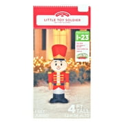 Holiday Time 4 Toy Soldier Inflatable by Gemmy Industries