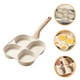 thumbnail image 2 of Sartén para tortilla dividida de 4 tazas, sartén antiadherente para huevos para desayuno, cocina de inducción de Gas para tortitas suecas, 2 of 6