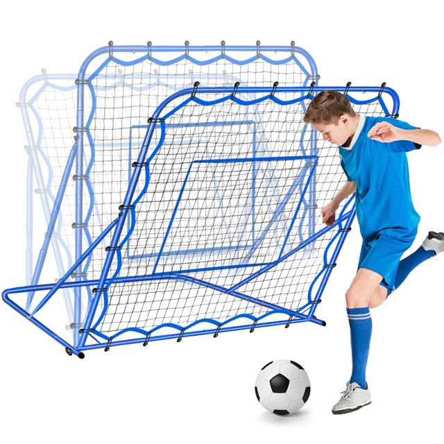 Soccer Rebounder Net Winthai 1,1 x 1,1 m con ángulo de cambio rápido