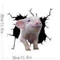 thumbnail image 3 of Kids Bedroom Set Puppy Window Decorations Paste Pet Pig Stickers Lover Crack Sticker Car Wall Sticker, Household Stickers, 3 of 3