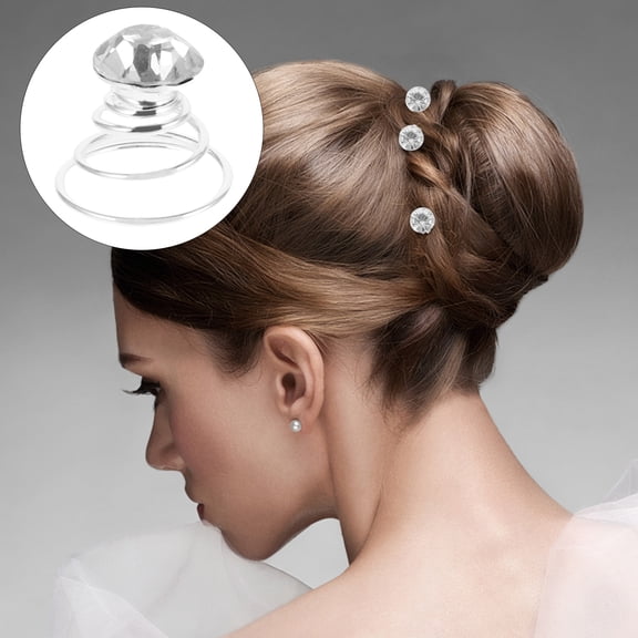 PENIKOKO 12pcs Hair Styling Pins Metal Bobby Pins for Women Wedding Prom Party Birthday Accessories