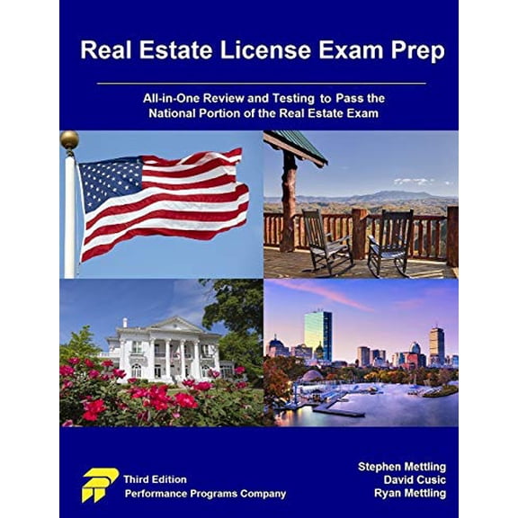 Pre-Owned Real Estate License Exam Prep: All-in-One Review and Testing to Pass the National Portion of the Real Estate Exam (Paperback) 0915777371 9780915777372