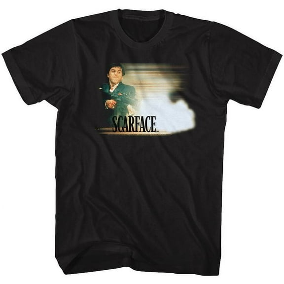 Scarface Glowy Dude Black Adult T-Shirt 5Xl