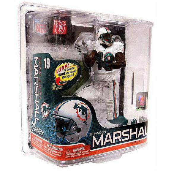Brandon Marshall Action Figure White Jersey Sports Picks Series 26 NFL