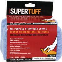 Trimaco SuperTuff 5.5 In. x 3.25 In. x 1.25 In.Microfiber Scrubbing Sponge 10106