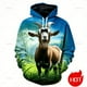 thumbnail image 1 of Sudadera con capucha y sudaderas con estampado 3D de cabras que gritan, novedad, sudadera con capucha y gráfico de cabra enojada, ropa de calle divertida para niños, jerséis, 1 of 5
