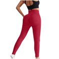 thumbnail image 5 of WXLWZYWL Womens Butter Soft High Waisted Leggings Ultra Soft Stretch Opaque Slim Yoga Legging Tummy Control, 5 of 6