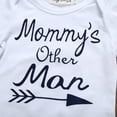 thumbnail image 3 of 3PCs Newborn Baby Boy Clothes Mommy's Other Man Sayings Romper Deer Pants Hats Clothing Outfit, 3 of 6