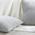 thumbnail image 5 of Home Soft Things Pleated Velvet 2 Piece Throw Pillow Cover Set - Silver - 26" x 26", 5 of 7
