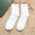 thumbnail image 3 of D-GROEE  Mens Socks 1 Pair Cozy Slipper Fluffy Socks Winter Warm Soft Cabin Stocking Comfy Sleep Coral Fleece Socks, 3 of 8