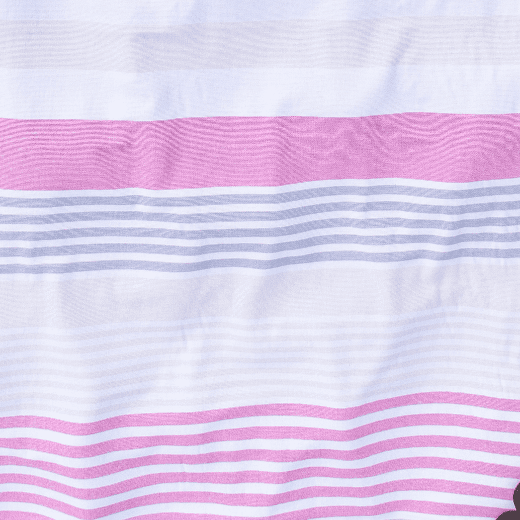 Bath Beach Towel Design Imports Green Stripe Fouta  39"  X 78" 100% Cotton 