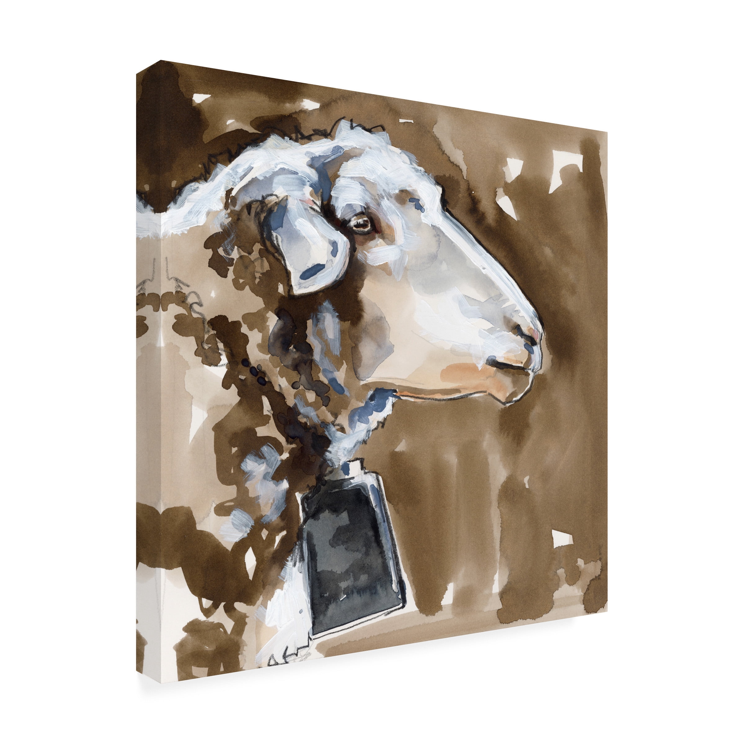 Jennifer Paxton Parker 'Side Eye Sheep I' Canvas Art