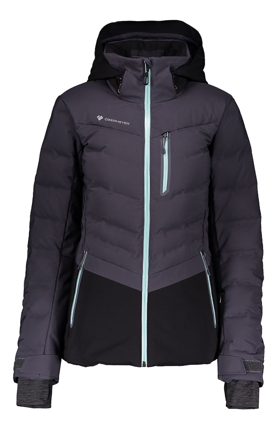 Obermeyer Cosima Down Ski Jacket - Ebony - Womens - 8 - Walmart.com ...